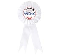 Serencatcher Pin de insignia de jubilación, Retired I Worked My Whole Life For This Badge, Hierro