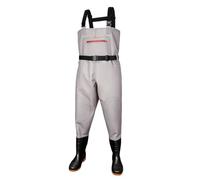 SerendipitousWhisper Vadeadores de Pesca para Hombres PVC Vadeadores de Pesca con Correa Ajustable Peso Ligero Rodillera Multicapa Reforzada Tallas 36-47 para Obras de Construcción,Pesca y Granjas