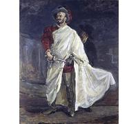 SERENDIPITP Imagen de Lienzo Lienzo Cuadro Pintura Murales Decor el cantante Francisco Dandrade como Don en la ópera de Mozart de Max Slevogt para Decoraciones del Hogar 60x90cm