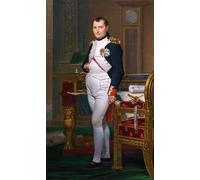 SERENDIPITP Imagen de Lienzo Lienzo Cuadro Pintura Murales Decor el emperador Napoleón en su estudio en las Tullerías Jacques Louis David para Decoraciones del Hogar 60x90cm