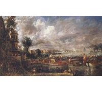 SERENDIPITP Imagen de Lienzo Lienzo Cuadro Pintura Murales Decor la apertura del puente de Waterloo por John Constable para Decoraciones del Hogar 60x90cm