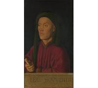 SERENDIPITP Imagen de Lienzo Lienzo Cuadro Pintura Murales Decor Leal Souvenir Recuerdo leal de Jan Van Eyck para Decoraciones del Hogar 60x90cm