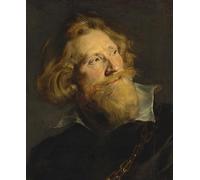 SERENDIPITP Imagen de Lienzo Lienzo Cuadro Pintura Murales Decor Retrato barroco de un hombre barbudo de Peter Paul Rubens para Decoraciones del Hogar 60x90cm