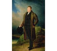 SERENDIPITP Imagen de Lienzo Lienzo Cuadro Pintura Murales Decor Retrato de Marie Paul Yves Roch Gilbert Du Motier Marquis De Lafayette por Ary Scheffer para Decoraciones del Hogar 60x90cm