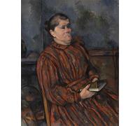 SERENDIPITP Imagen de Lienzo Lienzo Cuadro Pintura Murales Decor Retrato de una mujer de Paul Cézanne para Decoraciones del Hogar 60x90cm