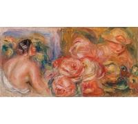 SERENDIPITP Imagen de Lienzo Lienzo Cuadro Pintura Murales Decor Rosas y pequeños de Pierre Auguste Renoir para Decoraciones del Hogar 60x90cm