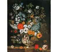 SERENDIPITP Impresión Imagen Modernos Cuadro Pintura al óleo Clásicas Bodegón con frutas sobre una mesa de Adriaen Van Utrecht para Decoraciones del Hogar 60x90cm