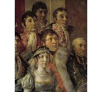 SERENDIPITP Impresión Imagen Modernos Cuadro Pintura al óleo Clásicas Detalle del rito de Napoleón que representa a Marie Julie Clary de Jacques Louis David para Decoraciones del Hogar 60x90cm