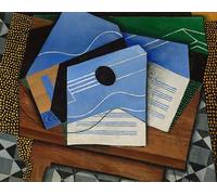 SERENDIPITP Impresión Imagen Modernos Cuadro Pintura al óleo Clásicas Guitarra sobre una mesa de Juan Gris para Decoraciones del Hogar 60x90cm