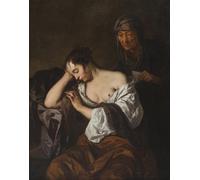 SERENDIPITP Impresión Imagen Modernos Cuadro Pintura al óleo Clásicas la carta de Peter Lely para Decoraciones del Hogar 60x90cm