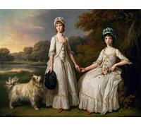 SERENDIPITP Impresión Imagen Modernos Cuadro Pintura al óleo Clásicas las señoritas Tracy Travell de Nathaniel Dance Holland para Decoraciones del Hogar 60x90cm