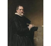 SERENDIPITP Impresión Imagen Modernos Cuadro Pintura al óleo Clásicas Montañas de Juan Martínez de Diego Velázquez para Decoraciones del Hogar 60x90cm
