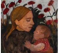 SERENDIPITP Impresión Imagen Modernos Cuadro Pintura al óleo Clásicas Mujer con niño de Paula Modersohn Becker para Decoraciones del Hogar 60x90cm