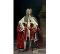 SERENDIPITP Impresión Imagen Modernos Cuadro Pintura al óleo Clásicas Retrato de Henry St Vizconde St John en su túnica de coronación por Godfrey Kneller para Decoraciones del Hogar 60x90cm