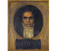 SERENDIPITP Impresión Imagen Modernos Cuadro Pintura al óleo Clásicas Retrato de Ludwig Van Beethoven por Von Stuck para Decoraciones del Hogar 60x90cm