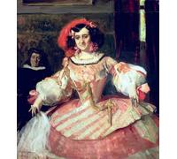 SERENDIPITP Impresión Imagen Modernos Cuadro Pintura al óleo Clásicas Retrato de María Guerrero Actriz y directora del Teatro Español de Madrid por Joaquín Sorolla para Decoraciones del Hogar 60x90cm