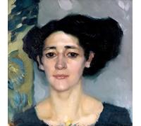 SERENDIPITP Impresión Imagen Modernos Cuadro Pintura al óleo Clásicas Retrato de una dama de Leo Putz para Decoraciones del Hogar 60x90cm