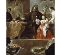 SERENDIPITP Lienzo Poster Cuadro Moderno Impresión Lienzo Impresión Pintura Homenaje a Velázquez Forof Santiesteban por Artista Famoso para Decoración de Paredes 60x90cm
