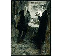 SERENDIPITP Lienzo Poster Cuadro Moderno Impresión Lienzo Impresión Pintura Se llevó el vaso a los labios y bebió de un trago de Howard Pyle para Decoración de Paredes 60x90cm