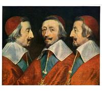 SERENDIPITP Pintura al óleo Clásicas Cuadro en Lienzo Decorativo Cuadro Cardenal Richelieu de Philippe De Champaigne para la Decoración del Hogar del Dormitorio 60x90cm