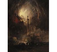 SERENDIPITP Pintura al óleo Clásicas Cuadro en Lienzo Decorativo Cuadro Los últimos días de Pompeya de. para la Decoración del Hogar del Dormitorio 60x90cm