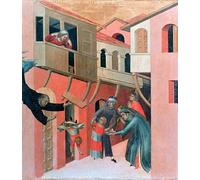 SERENDIPITP Pintura al óleo Clásicas Cuadro en Lienzo Decorativo Cuadro Retablo del Beato Agostino Novello de Simone Maritini para la Decoración del Hogar del Dormitorio 60x90cm