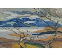 SERENDIPITP Pintura al óleo Clásicas Cuadro en Lienzo Decorativo Cuadro Torne Marsh en primavera de Helmer Osslund para la Decoración del Hogar del Dormitorio 60x90cm