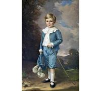 SERENDIPITP Pintura al óleo Clásicas Cuadro en Lienzo Decorativo Cuadro Vizconde Molyneux por Samuel Henry William Llewellyn para la Decoración del Hogar del Dormitorio 60x90cm