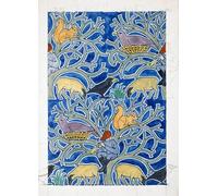 SERENDIPITP Vintage Lienzo Pintura Pintura Murales Lienzo Decorativo Para Pared Caballo de Grecia por un artista famoso para la Decoración del Hogar del Dormitorio 60x90cm