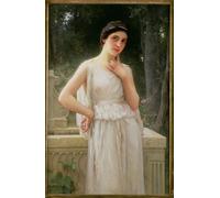 SERENDIPITP Vintage Lienzo Pintura Pintura Murales Lienzo Decorativo Para Pared Contemplación de Charles Amable Lenoir para la Decoración del Hogar del Dormitorio 60x90cm