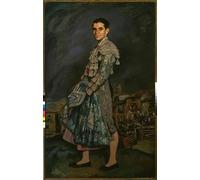 SERENDIPITP Vintage Lienzo Pintura Pintura Murales Lienzo Decorativo Para Pared de Juan Belmonte por Ignacio Zuloaga para la Decoración del Hogar del Dormitorio 60x90cm