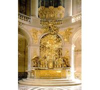 SERENDIPITP Vintage Lienzo Pintura Pintura Murales Lienzo Decorativo Para Pared el de la Capilla Real de Jules Hardouin Mansart para la Decoración del Hogar del Dormitorio 60x90cm