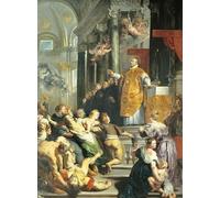 SERENDIPITP Vintage Lienzo Pintura Pintura Murales Lienzo Decorativo Para Pared Milagro de San Ignacio de Loyola de Peter Paul Rubens para la Decoración del Hogar del Dormitorio 60x90cm