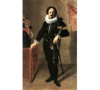 SERENDIPITP Vintage Lienzo Pintura Pintura Murales Lienzo Decorativo Para Pared Retrato de un condotiero Artemisia Gentileschi para la Decoración del Hogar del Dormitorio 60x90cm