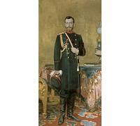 SERENDIPITP Vintage Lienzo Pintura Pintura Murales Lienzo Decorativo Para Pared Retrato del emperador Nicolás Ii - Ilya Efimovich Repin para la Decoración del Hogar del Dormitorio 60x90cm