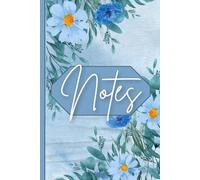 Serene Blue Floral Notebook: A Beautiful Journal for Writing, Creativity & Reflection (K&Z Fruit & Floral Series)