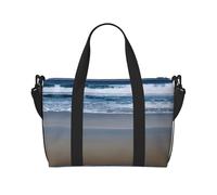 Serene Coastal - Bolsas de viaje para mujer - Bolsas de viaje duraderas, bolsas de gimnasio para viajes nocturnos, color negro, talla única