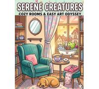Serene Creatures Bold and Easy Coloring Book for Adults and Teens: Calm Animal Designs for Relaxation and Creative Joy: Simple Coloring Pages ... Habitats, Nature Scenes, and Stress Free Fun