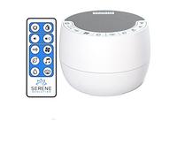 Serene Evolution Máquina de ruido blanco de 70 sonidos con control remoto | Máquina de sonido para adultos, bebés, hogar y oficina, máquina de dormir para adultos durmiendo | Sonidos rosa, marrón,