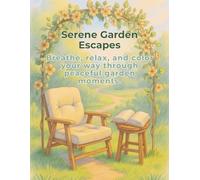 Serene Garden Escapes Coloring Book: Breathe, relax, and color your way through peaceful garden moments