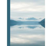 Serene Lake Composition Notebook: College Ruled Lined Journal | Calm Blue Water Reflection Notebook for School, Work, Journaling & Everyday Writing