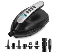 Serene Life - Compresor de Bomba de Aire eléctrico Digital, 110 W, 12 voltios, inflador de Aire rápido con LCD, 0-16 PSI Ajustable, para Deportes acuáticos, Tabla de Remo, Inflable, Sup, SereneLife