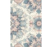 Serene Mandala Pastel Dot Journal: Soft Floral Cover | Matte Finish 6×9 Dot Grid Notebook | Mindful Planning, Creativity & Calm Writing