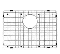 Serene Valley Rejilla para fregadero de 19 pulgadas x 35 cm, drenaje trasero con radio de esquina R 3/8 pulgadas, SVH1914R