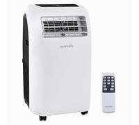 SereneLife Aire acondicionado portátil 3 en 1 con deshumidificador, ventilador, mando a distancia, kit de ventana, 9,000 BTU, [Clase A]