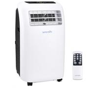 SereneLife Aire Acondicionado Portátil, con Mando a Distancia, 9.000 BTU, Móvil, Calefactor, Silencioso, Deshumidificador, Ventilador, Kit Escape Ventana, Ideal para Todo el año