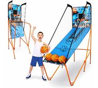 SereneLife arcade de baloncesto, Marcador LED digital, Plegable, Para niños y Adultos, Ideal para interiores y exteriores