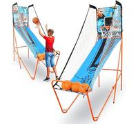 SereneLife arcade de baloncesto, Marcador LED digital, Plegable, Para niños y Adultos, Ideal para interiores y exteriores