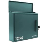 SereneLife buzon Exterior, De Pared, Correo, Sistema de Cierre Seguro, Ideal para Uso residencial o Comercial, 35cms x 11.5cms x 33cms