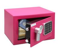 SereneLife Caja Fuerte Electrónica | Caja Fuerte Resistente de 9.1 x 6.7” | Caja de Seguridad con Teclado Digital y Código, 2 Llaves | Caja Pequeña para Casa/Oficina, Seguro para Dinero, Joyería